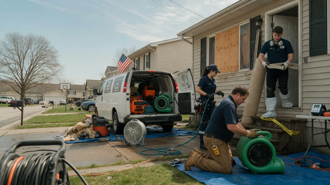 Water Damage Restoration in Pearl City, IL near me